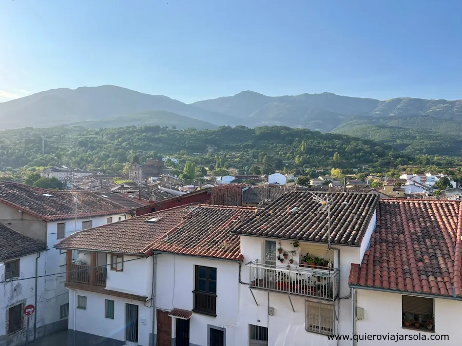 Vistas desde la iglesia de Hervás