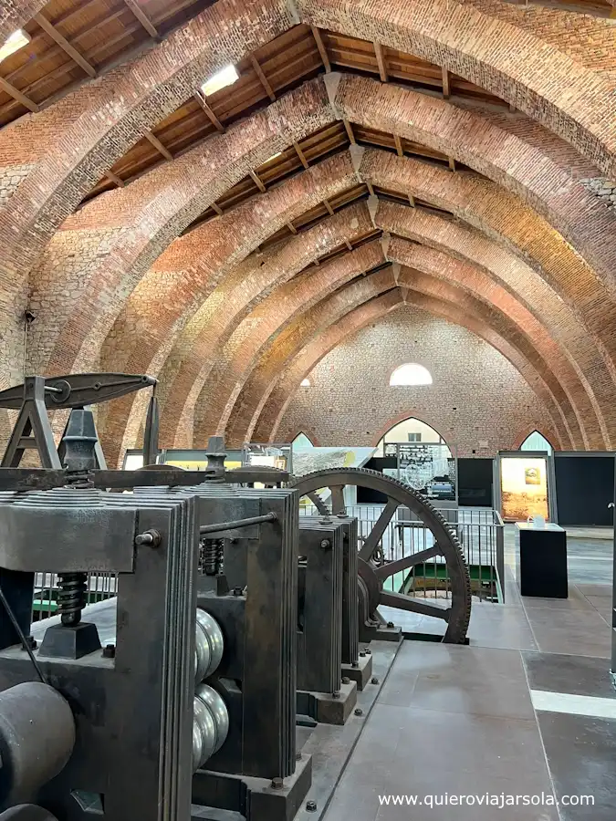 Parte del Museo de la Siderurgia y la Minería de Castilla y León en Sabero