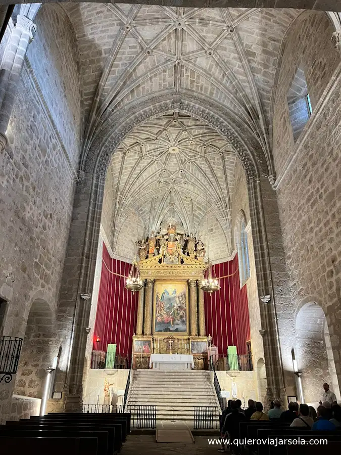 Altar Mayor de la iglesia del Monasterio